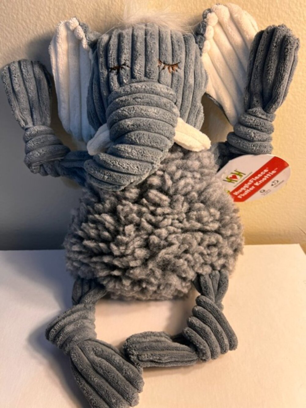 Plush Elephant Dog Toy